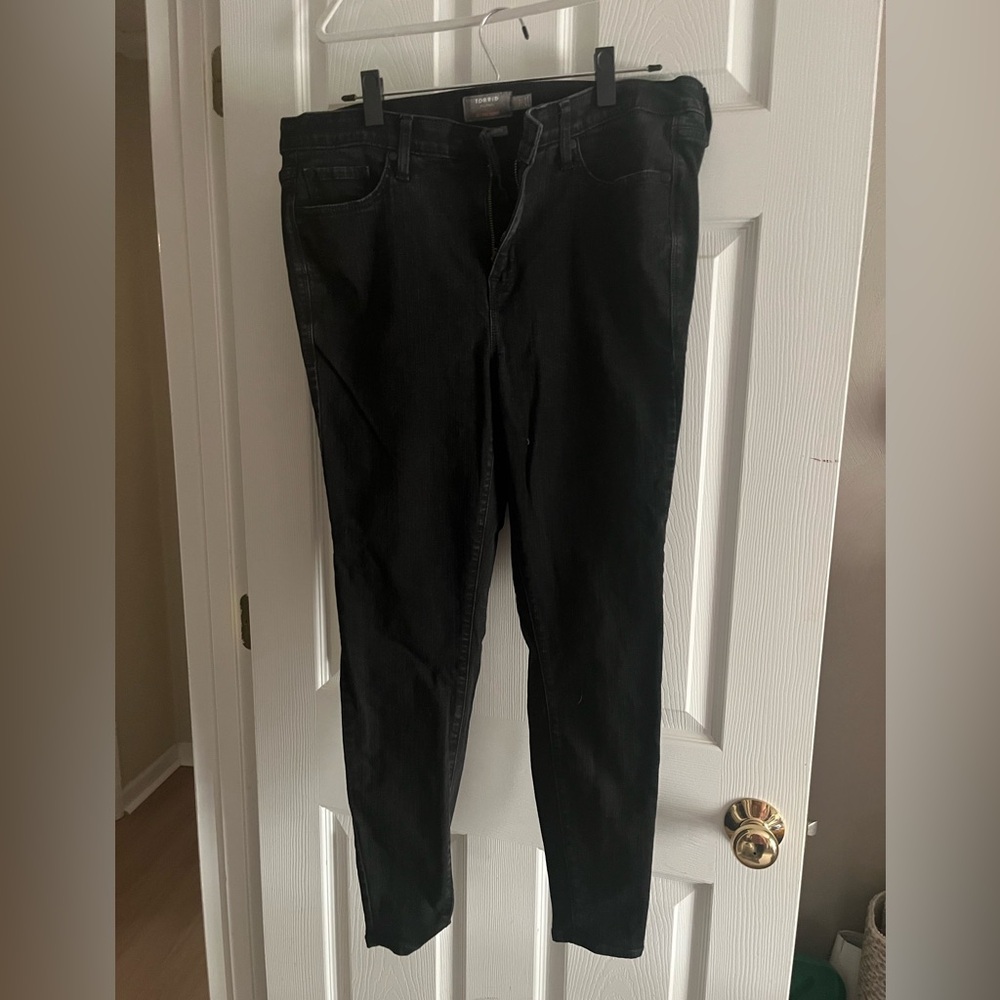 Torrid Sky High Skinny Black Jeans